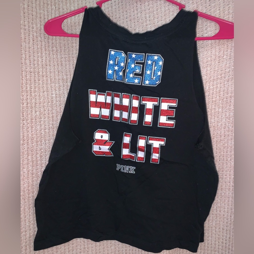 Victoria Secret Pink americana tank top